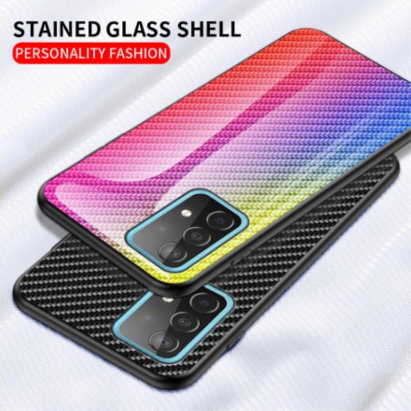 Etui do Samsung Galaxy A52 4G / A52 5G / A52s 5G Szkło Hartowane Z Włókna Węglowego
