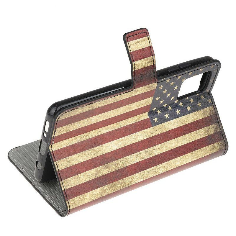 Etui Folio do Samsung Galaxy A52 4G / A52 5G / A52s 5G Flaga Usa