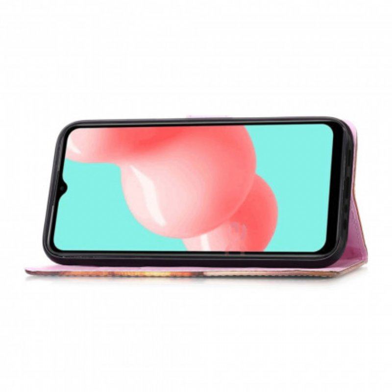 Etui Folio do Samsung Galaxy A52 4G / A52 5G / A52s 5G Galaktyka Pandy