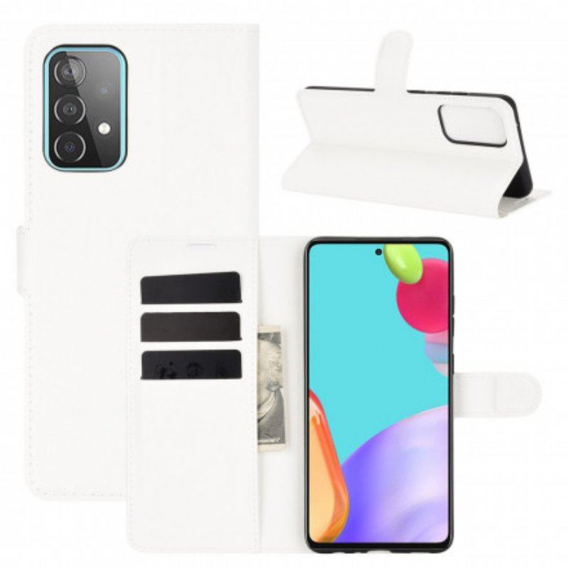 Etui Folio do Samsung Galaxy A52 4G / A52 5G / A52s 5G Klasyczne Liczi