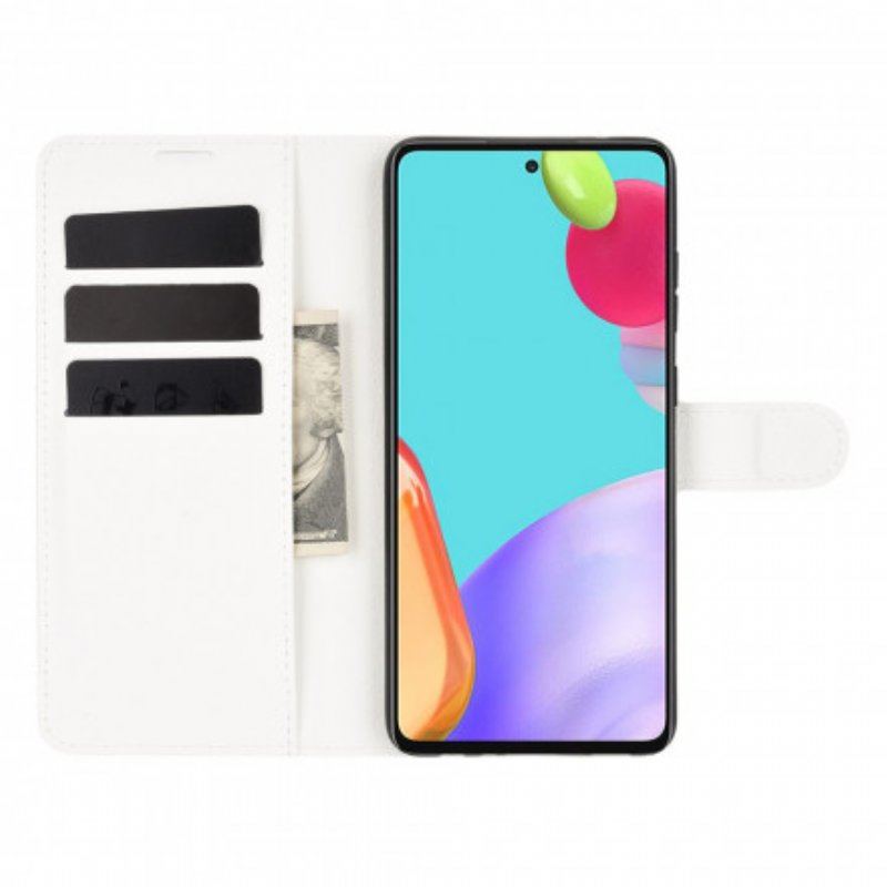 Etui Folio do Samsung Galaxy A52 4G / A52 5G / A52s 5G Klasyczne Liczi