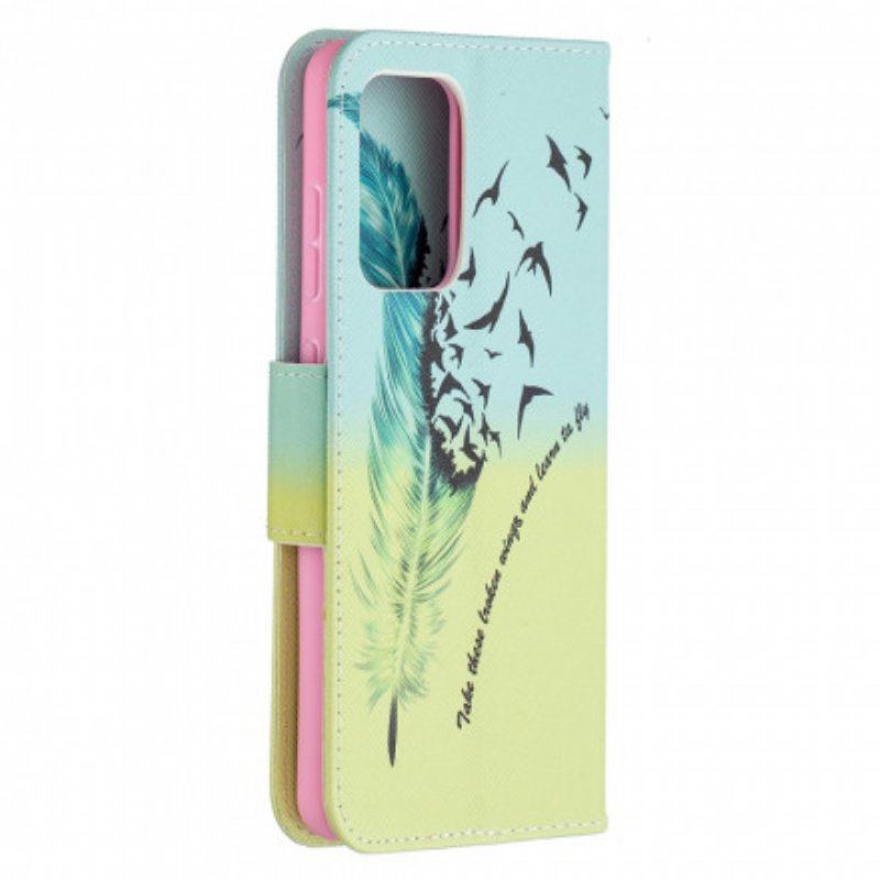 Etui Folio do Samsung Galaxy A52 4G / A52 5G / A52s 5G Uczyć Się Latać