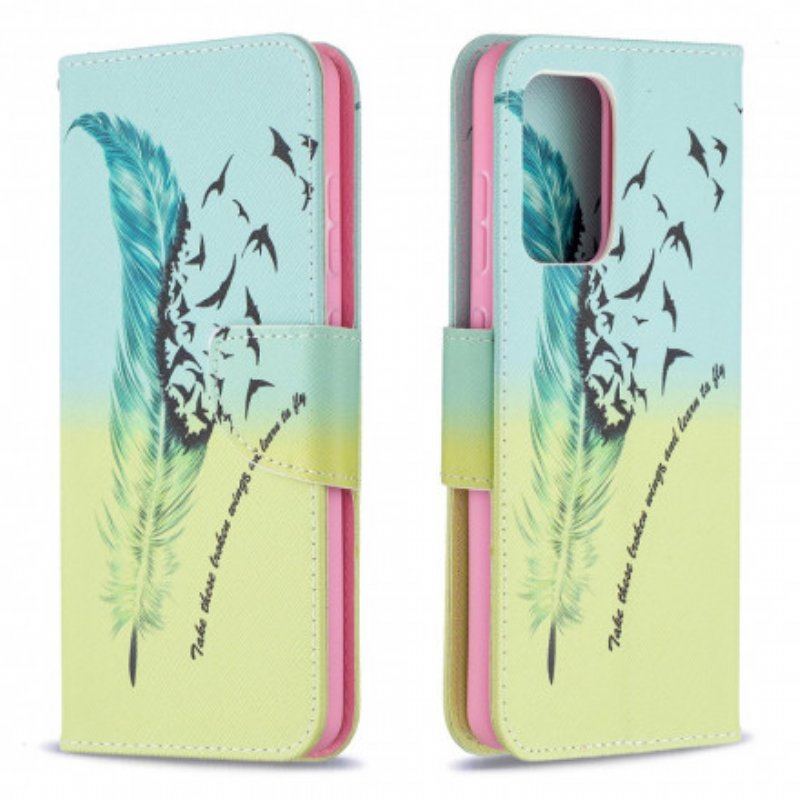 Etui Folio do Samsung Galaxy A52 4G / A52 5G / A52s 5G Uczyć Się Latać