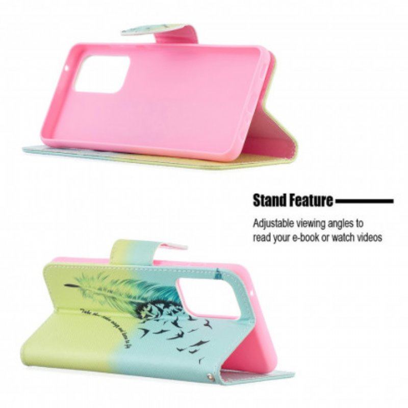 Etui Folio do Samsung Galaxy A52 4G / A52 5G / A52s 5G Uczyć Się Latać
