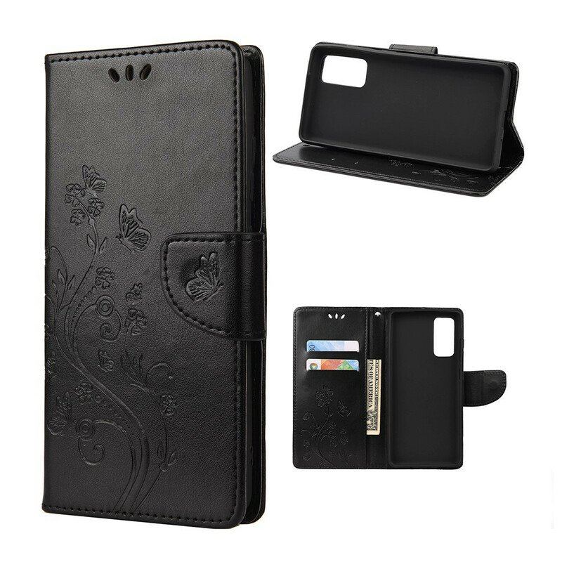 Etui Folio do Samsung Galaxy A52 4G / A52 5G / A52s 5G Zaczarowane Motyle