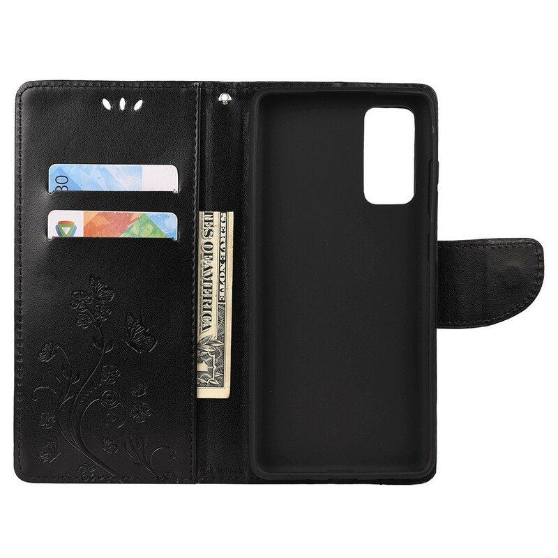 Etui Folio do Samsung Galaxy A52 4G / A52 5G / A52s 5G Zaczarowane Motyle