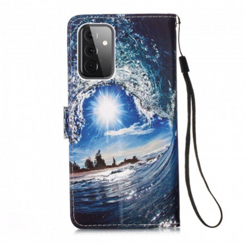 Etui Na Telefon Pokrowce do Samsung Galaxy A52 4G / A52 5G / A52s 5G Kocha Falę