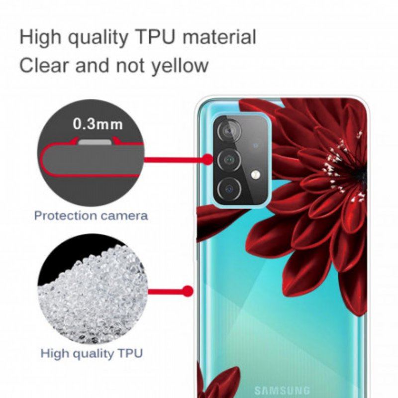 Futerały do Samsung Galaxy A52 4G / A52 5G / A52s 5G Dzikie Kwiaty