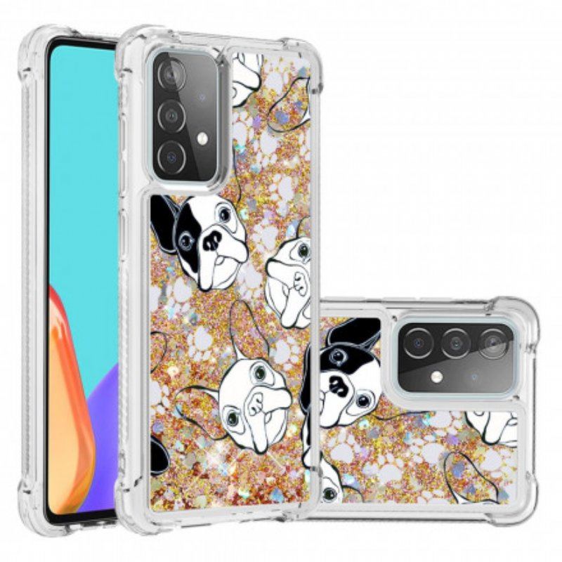 Futerały do Samsung Galaxy A52 4G / A52 5G / A52s 5G Pan Pies Cekiny