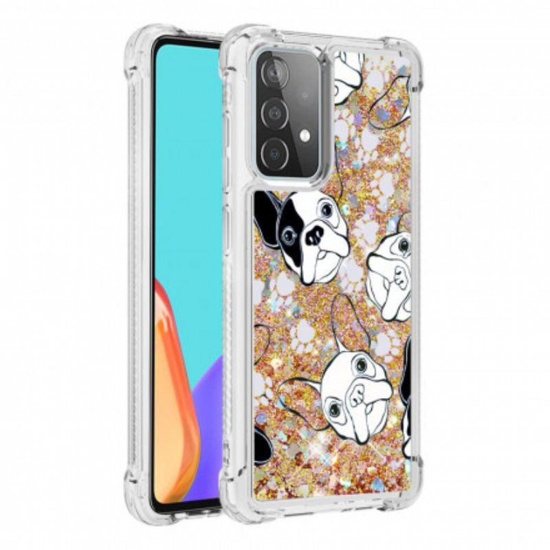 Futerały do Samsung Galaxy A52 4G / A52 5G / A52s 5G Pan Pies Cekiny