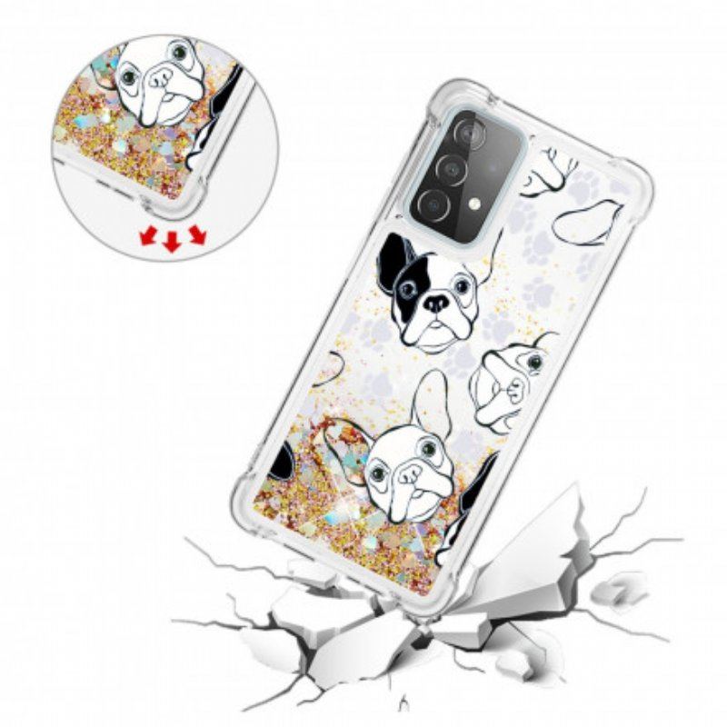 Futerały do Samsung Galaxy A52 4G / A52 5G / A52s 5G Pan Pies Cekiny