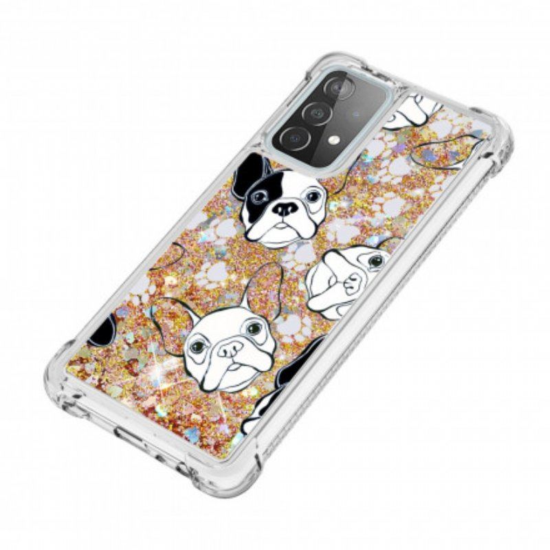 Futerały do Samsung Galaxy A52 4G / A52 5G / A52s 5G Pan Pies Cekiny