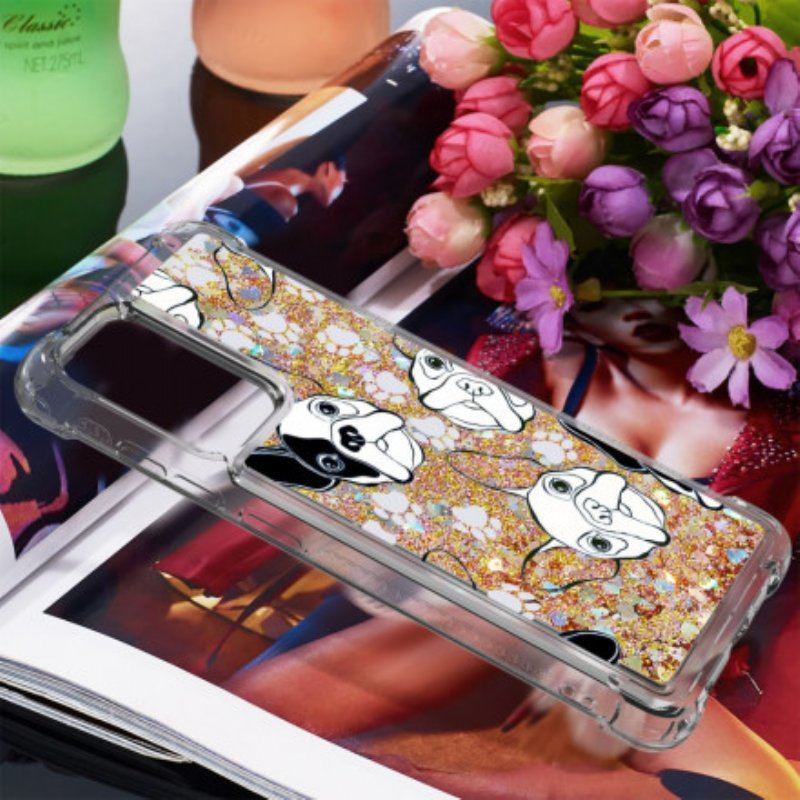 Futerały do Samsung Galaxy A52 4G / A52 5G / A52s 5G Pan Pies Cekiny