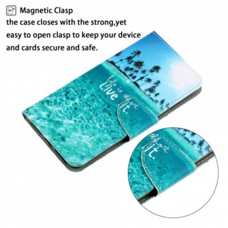 Obudowa Etui Na Telefon do Samsung Galaxy A52 4G / A52 5G / A52s 5G z Łańcuch Przeżyj To Na Smyczy
