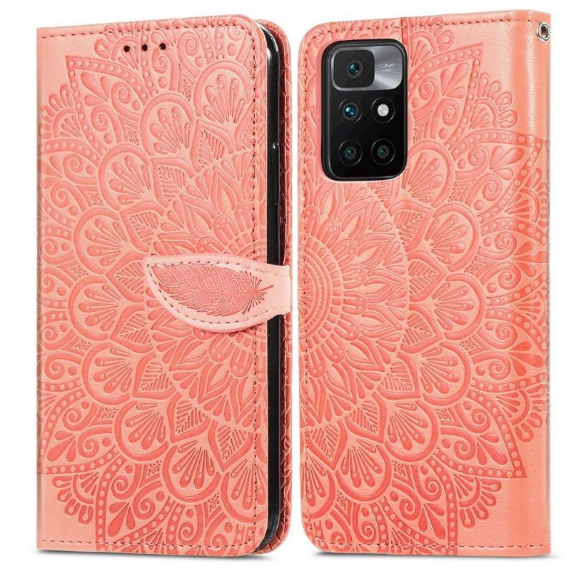 Etui Folio do Xiaomi Redmi 10 Mandala Liść