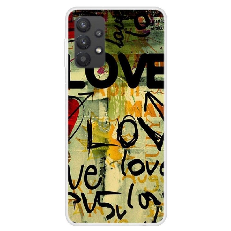 Futerały do Samsung Galaxy A32 4G Obrzeża Miłość Miłość Miłość