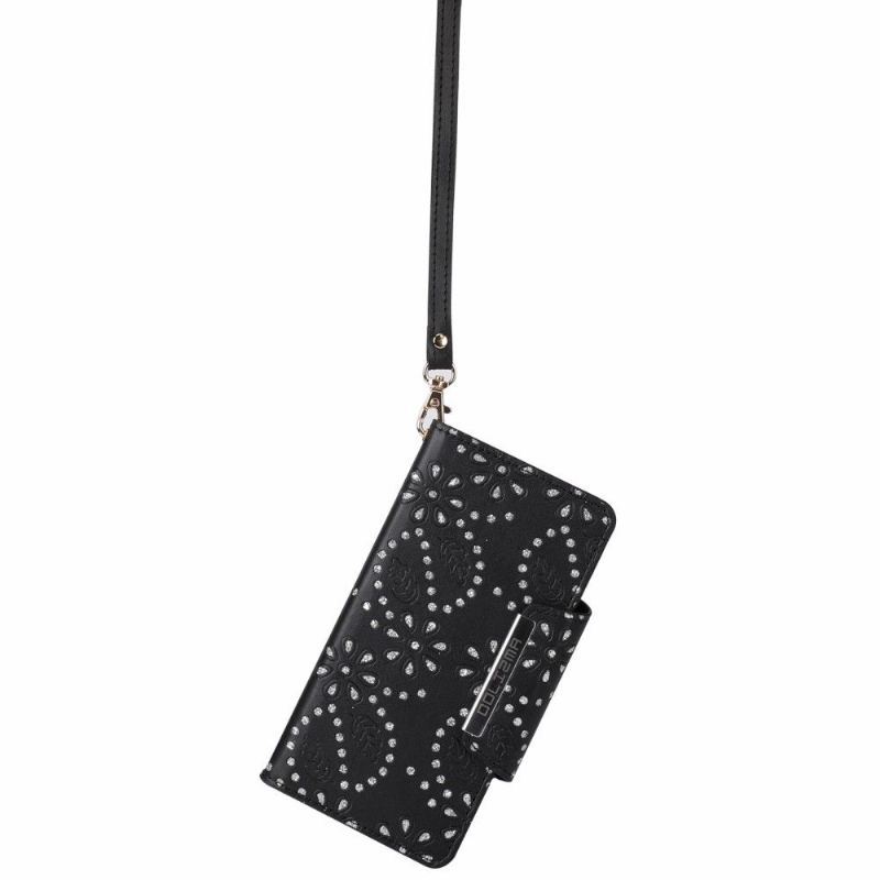 Futerały Etui Folio do Samsung Galaxy A32 4G Diamentowe Kwiaty