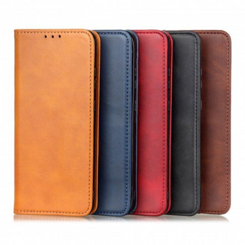 Etui Na Telefon do Moto G50 Etui Folio Dwoina Skóry