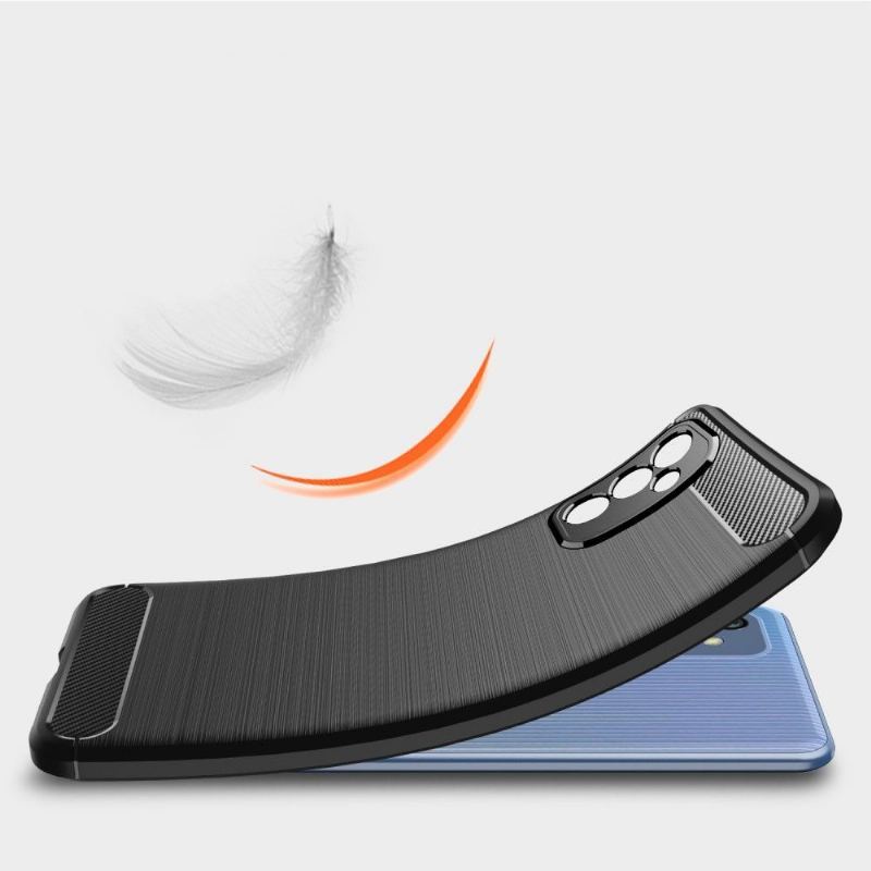 Etui do Samsung Galaxy M52 5G Elastyczny Efekt Szczotkowany