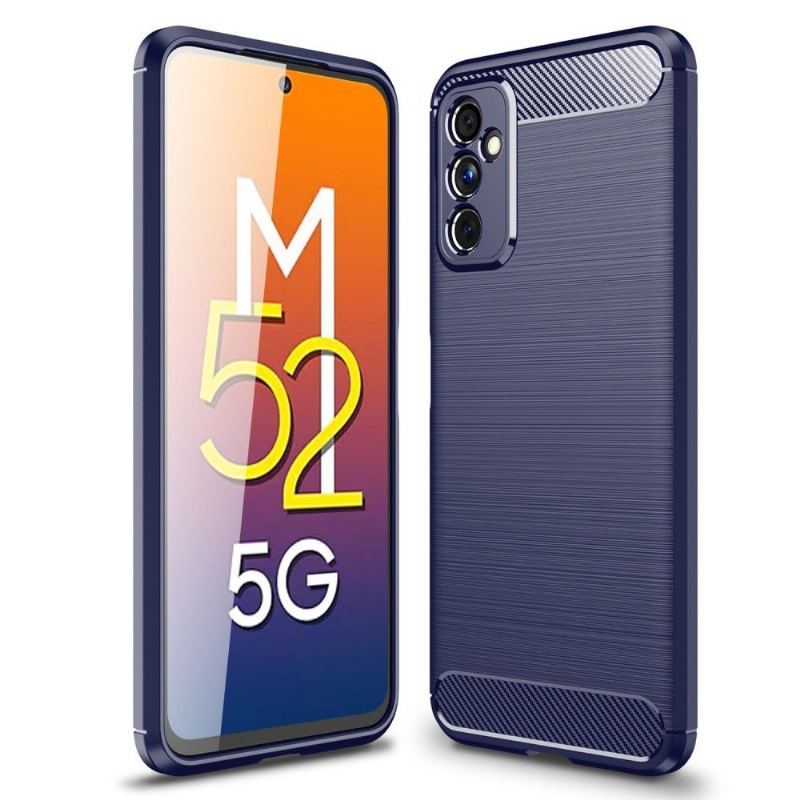 Etui do Samsung Galaxy M52 5G Elastyczny Efekt Szczotkowany