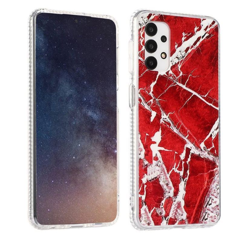 Etui do Samsung Galaxy A32 5G Błyszczący Marmur