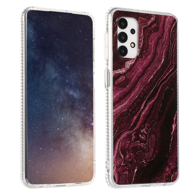 Etui do Samsung Galaxy A32 5G Błyszczący Marmur