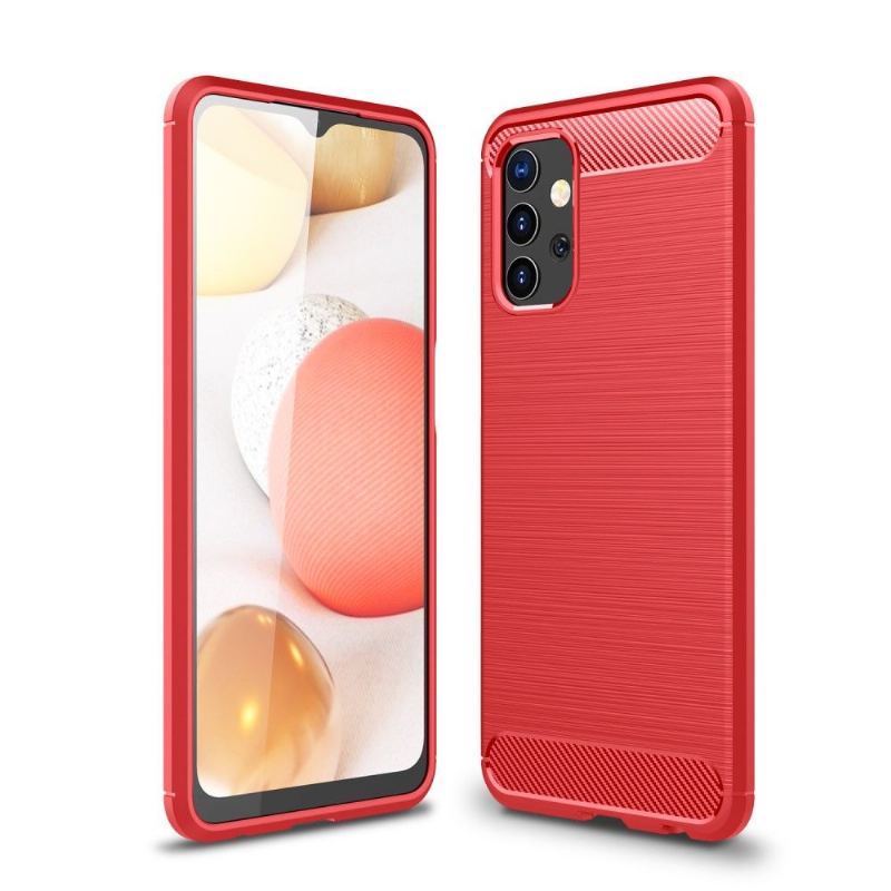 Etui do Samsung Galaxy A32 5G Elastyczny Efekt Szczotkowany