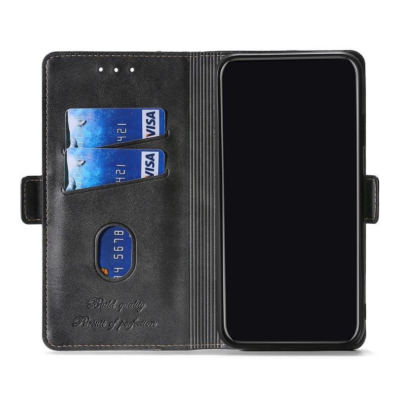 Etui Folio do Samsung Galaxy A32 5G Keyunfei Dwukolorowa Sztuczna Skóra