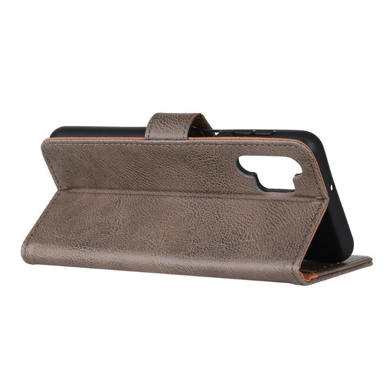 Etui Folio do Samsung Galaxy A32 5G Khazneh Etui Na Karty Z Efektem Skóry