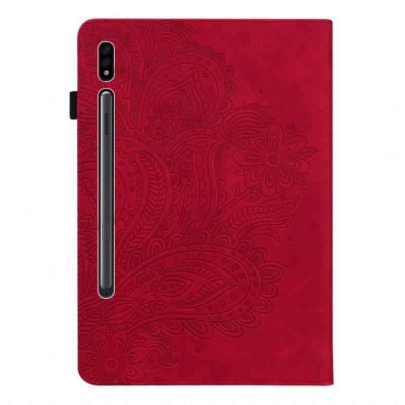 Etui do Samsung Galaxy Tab S8 / Tab S7 Kwiatowy Nadruk