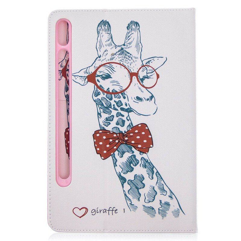Etui Folio do Samsung Galaxy Tab S8 / Tab S7 Wzór Wydruku Żyrafy