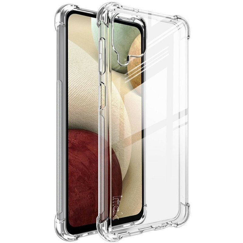 Etui do Samsung Galaxy M12 / A12 Mak Jedwabisty Przezroczysty
