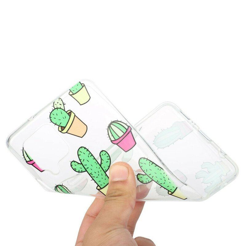Etui do Samsung Galaxy M12 / A12 Mini Kaktusy