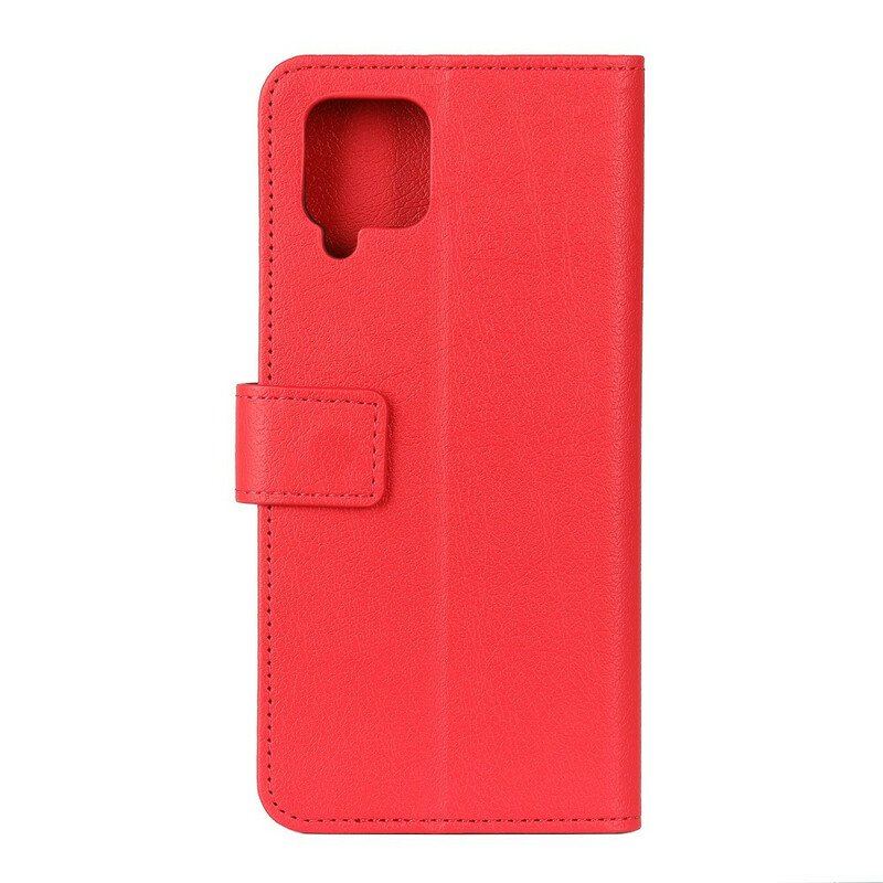 Etui Folio do Samsung Galaxy M12 / A12 Klasyczny Efekt Skóry