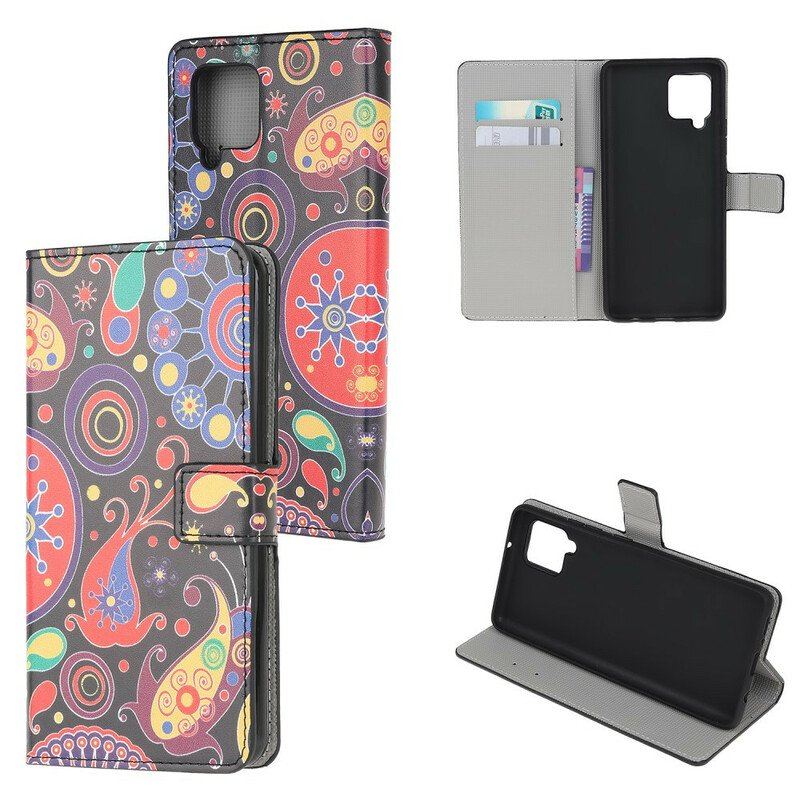 Etui Folio do Samsung Galaxy M12 / A12 Projekt Galaktyki