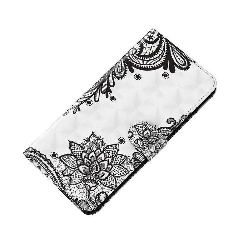 Etui Folio do Samsung Galaxy M12 / A12 Szykowna Koronka