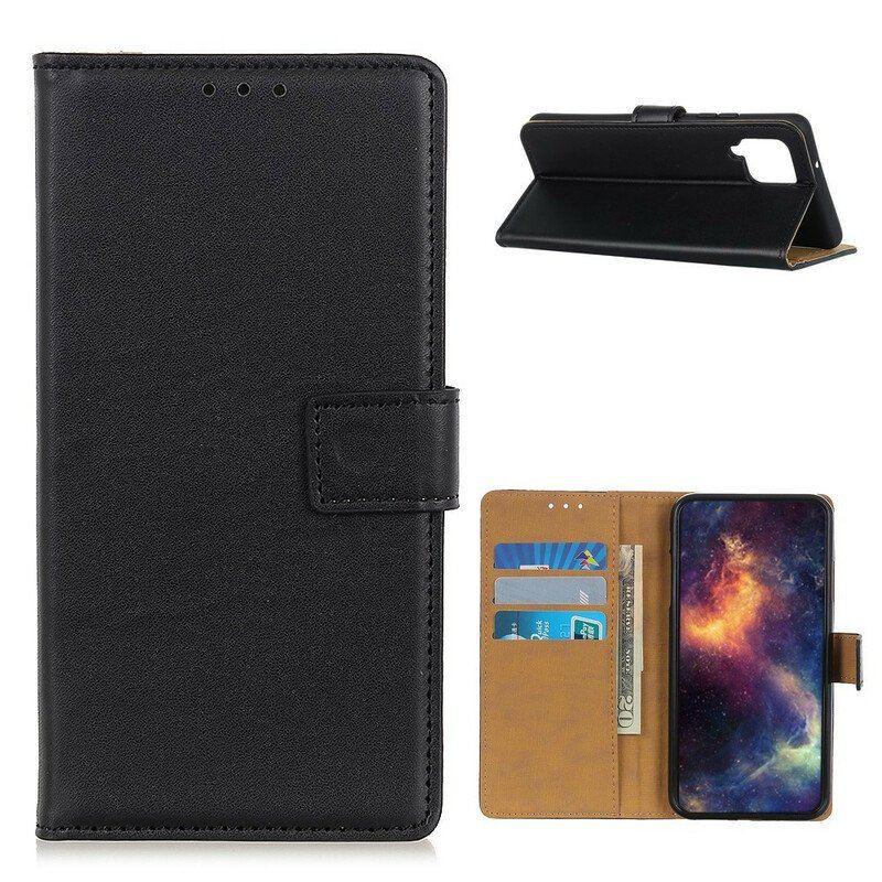 Etui Folio do Samsung Galaxy M12 / A12 Zwykła Sztuczna Skóra