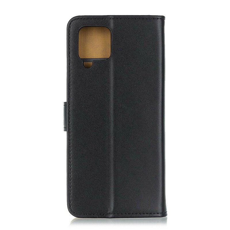 Etui Folio do Samsung Galaxy M12 / A12 Zwykła Sztuczna Skóra