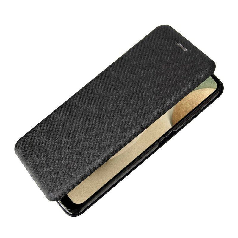 Etui Na Telefon do Samsung Galaxy M12 / A12 Etui Folio /włókno Węglowe