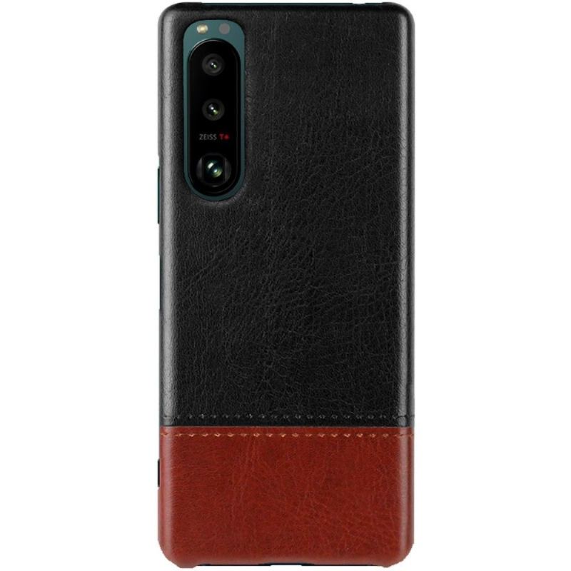 Etui do Sony Xperia 5 III Anti-fall Imak Dwukolorowa Sztuczna Skóra
