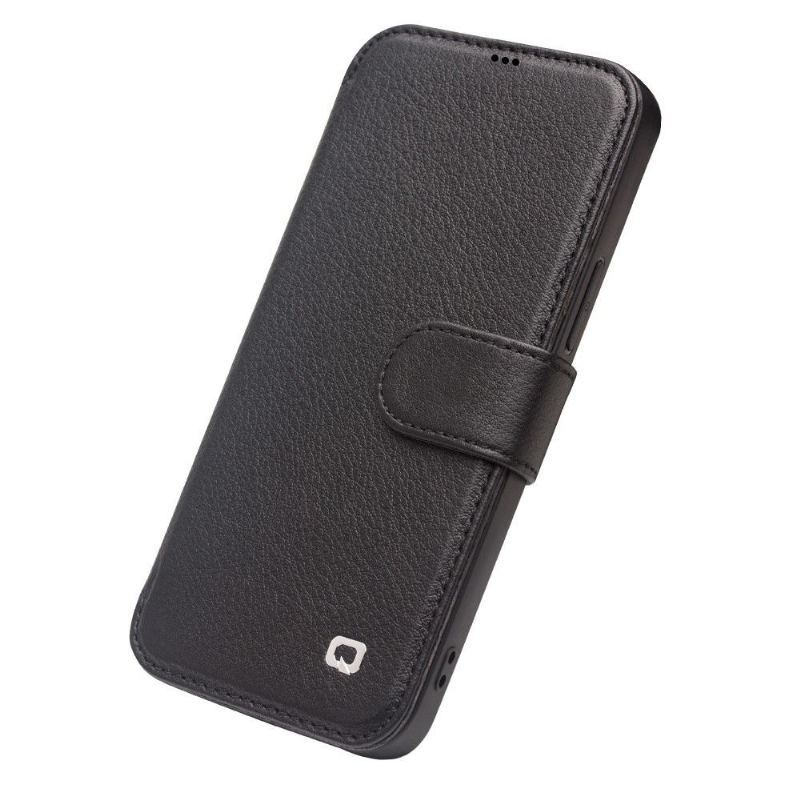 Etui do iPhone 12 / 12 Pro Obrzeża Prawdziwa Skóra