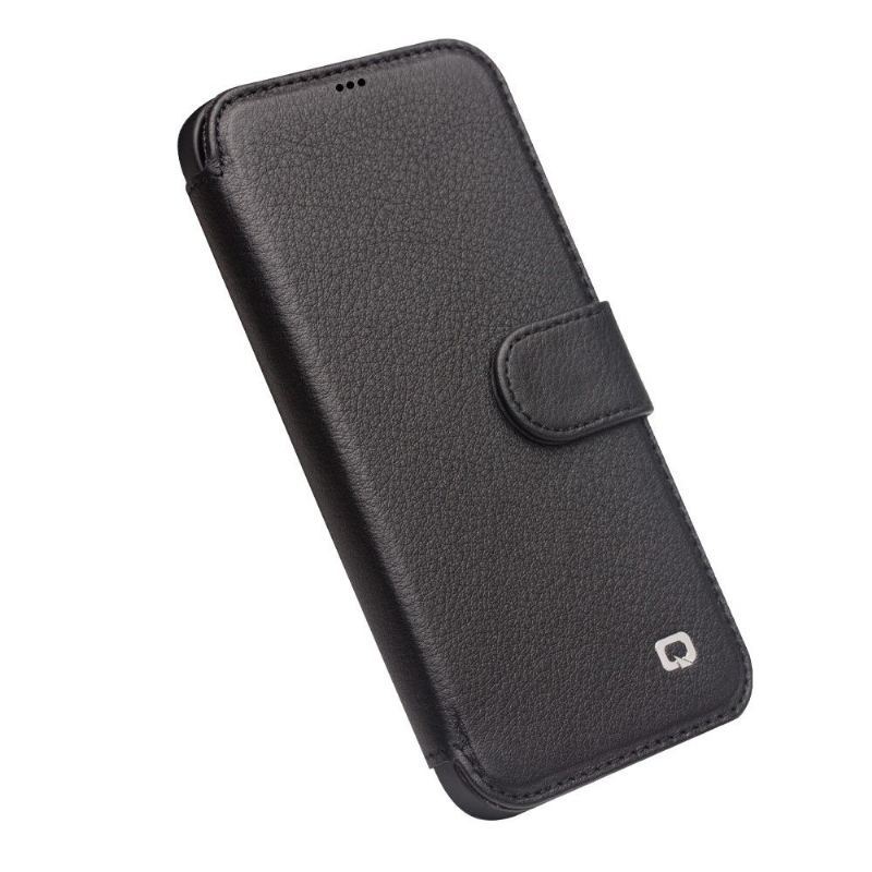 Etui do iPhone 12 / 12 Pro Obrzeża Prawdziwa Skóra