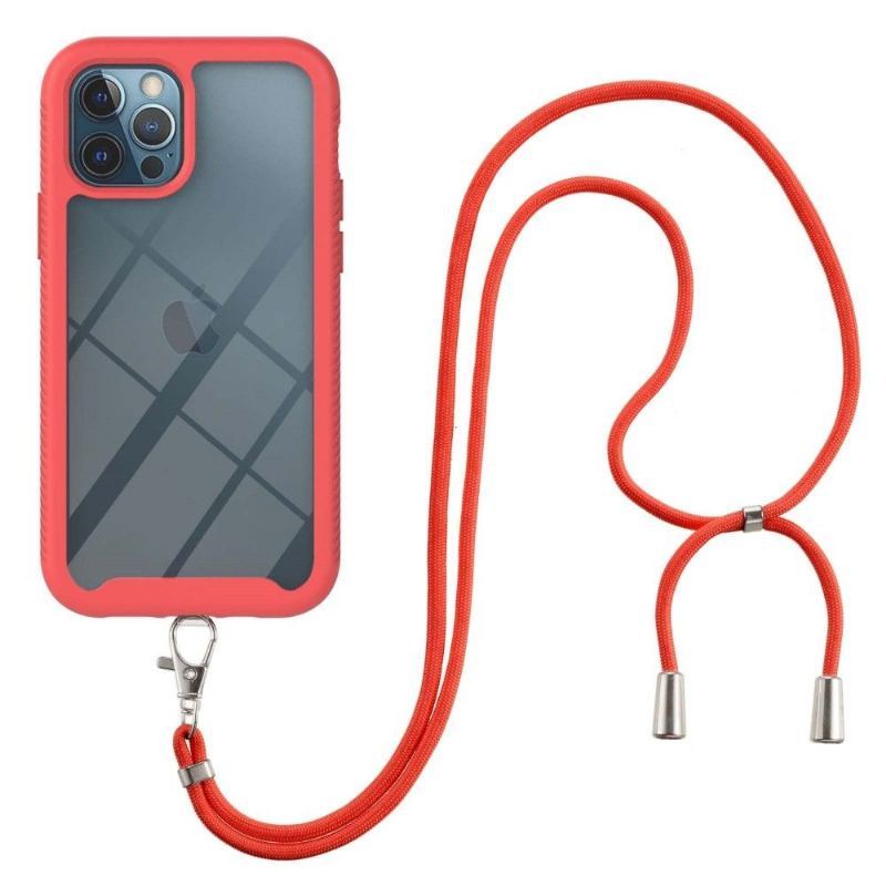 Etui do iPhone 12 / 12 Pro ze Sznurkiem Seria Miejska