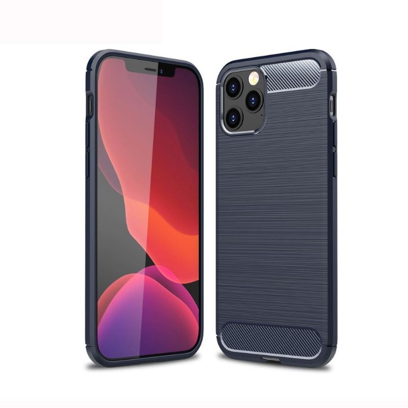 Futerały do iPhone 12 / 12 Pro Obrzeża Elastyczny Efekt Szczotkowany