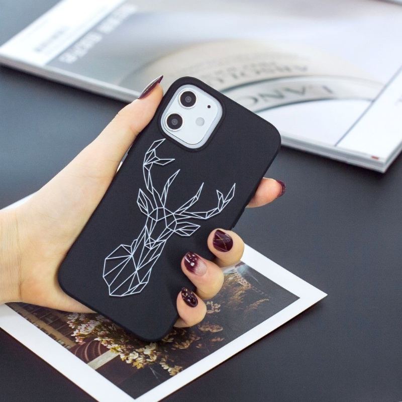 Futerały do iPhone 12 / 12 Pro Obrzeża Origami Jeleń