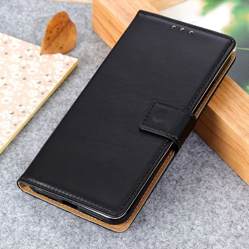 Etui Folio Do iPhone 16 Pro Max Imitacja Skóry