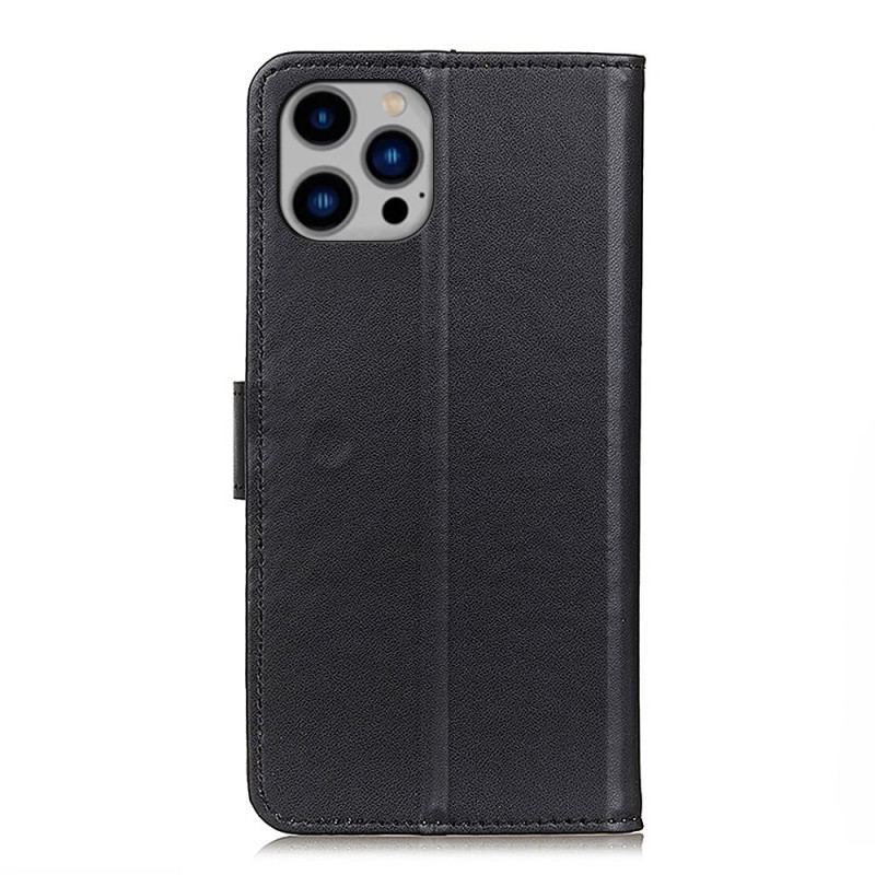 Etui Folio Do iPhone 16 Pro Max Imitacja Skóry
