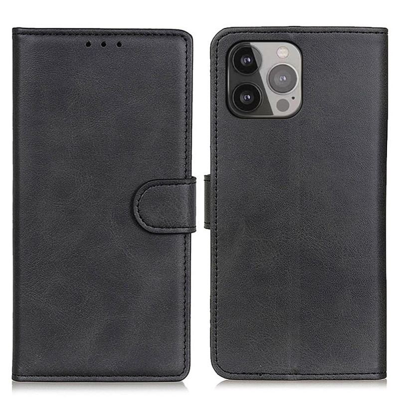 Etui Folio iPhone 16 Pro Max Matowa Sztuczna Skóra