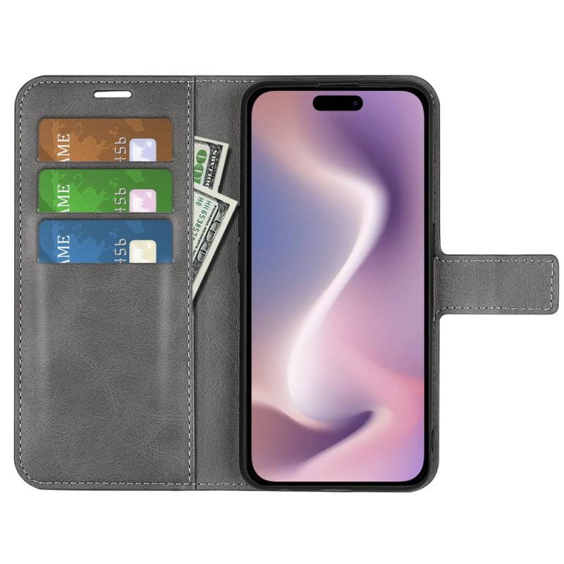 Etui Folio iPhone 16 Pro Max Styl Skórzany