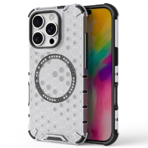 Etui iPhone 16 Pro Max Magnetyczny Plaster Miodu